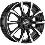 Alloy Wheel MSW 79 Black Polished, x0.0 ET middle hole