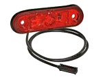 LED- боковая фара POSIPOINT II красный. 12/24V 81x24mm 12-24V