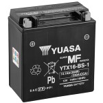 battery AGM/starter battery/dry charged electrolyte (ograniczona sprzedaż konsumencka) YUASA 12V 14Ah 230A +- maintenance-free contains electrolyte 150x87x161mm dry charged electrolyte SUZUKI BOU