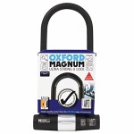 aizsardzībai, pretaizdzīšanas oxford magnum U-lock krāsa melns/sudrabs 170x285mm 16mm