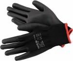 gloves work nylon black 8