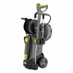 high-pressure washer without water heating hd 5/15 cx plus: class compact 500 l/hour., 150 bar, motor type: single-phase, rotating nozzle, hose reel