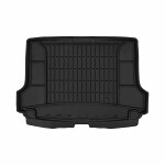 trunk mat (rear, tpe, 1 pc, black, 765x1205, 7 seats; złożony 3rząd seats) PEUGEOT 308 I combi 09.07-10.14