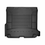 trunk mat (rear, tpe, 1 pc, black, 1016x1189, without trunk lisariiulita) VOLVO V60 II combi 02.18-