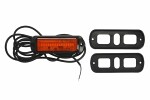 vilkkumajakka   (oranssi, 12/24V, LED, kiinnitys: 2-pultilla/ruuvilla, ohjelmien määrä: 1, ilman synkronointia; johto 3m)