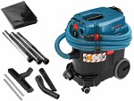 BOSCH GAS 35 L AFC mobile Car vacuum cleaner wet and on dry working, automatic Filter Cleaning System, antistatic system, Power 1380W, 35L tank, Socket Plug tool to connect, LBOX -holder