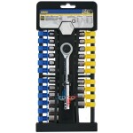 Socket wrenches ¼" 24 pc set