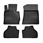 mats rubber (ultraflex dp, 4pc, paint black) BMW X3 (F25) 09.10-08.17