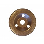 Universal cemented grinding disc, fine raie, 125mm