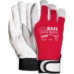 Goat leather gloves M-Safe Tropic Premium, size 11, Velcro
