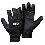 Mechanic style safety gloves OXXA X-Mech 51-600, synthetic leather, velcro, size 9/L