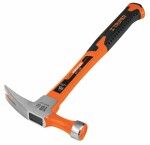 Carpenters hammer with extra long neck, fiberglass handle 510gr 10761