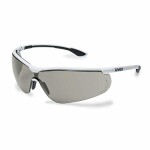 Safety glasses Uvex Uvex Sportstyle, dark lense, supravision extreme (anti scratch, anti fog) coating, white/black.