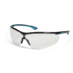 Apsauginiai akiniai uvex sportstyle bespalvis supravision extreme coated lęšis, rėmelis juodas/mėlynas