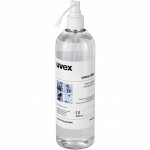 Uvex suojalasien puhdistusaine, 500 ml pullossa, pullo sopii uvex-puhdistusasemaan 9970005