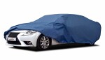 car protective cover Premium, paint: Dark blue, dimensions: XXL sedan 500 cm - 535 cm