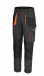 pants, long, dimensions: M, material: cotton/but Polyester, weight material: 260g/m2, paint: orange/grey