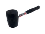 rubber hammer,steel handle 680g/ø70