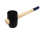 rubber hammer 340g/ø55 wooden handle