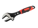 Adjustable wrench ,rubber handle 250mm