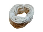 cotton rope white ø8mm 20m
