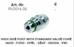 A/C valve body HP standard valve