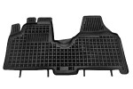 rubber mats FIAT SCUDO II starting from 2007 - version, which has MAAS textile MATT, front MATT, driver POOLEL LISAMATERJAL, 1 pc, black