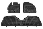 rubber mats TOYOTA PRIUS + starting from 2011, 3 pc, black