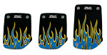 pedal coverings FIRE, blue