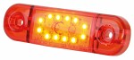 GAB. light LED red 12/24V SLIM