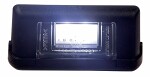 фара номерного знака 2-LED 12-24V черный
