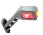 Side marker light LED right. red/VAL 45*/L:178, cable 0,35M