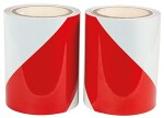 reflector tape red/white 141MM 9M