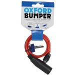 Cable lock Oxford Bumper red 6mm x 600mm