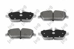 ABAKUS  Brake Pad Set,  disc brake 231-01-120