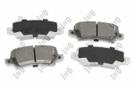 ABAKUS  Brake Pad Set,  disc brake 231-02-031