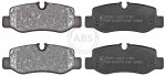 A.B.S.  Brake Pad Set,  disc brake 35056