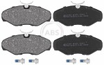 A.B.S.  Brake Pad Set,  disc brake 37287