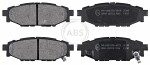 A.B.S.  Комплект тормозных колодок, дисковый тормоз 37499
