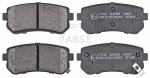 A.B.S.  Комплект тормозных колодок, дисковый тормоз 37533