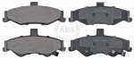 A.B.S.  Комплект тормозных колодок,  дисковый тормоз 38750