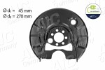 AIC  Splash Guard,  brake disc NEW MOBILITY PARTS 57601