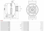  Generaator Brand new | AS-PL | Alternators | 0121715008 12V A0432