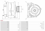 Generaator Brand new | AS-PL | Alternators | 104210-2180 12V A6061