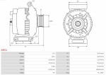 Generaator Brand new | AS-PL | Alternators | 1S7T10300BA 12V A9011