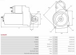  Käynnistinmoottori Remanufactured | AS-PL | Starters 12V S0096PR
