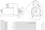  Käynnistinmoottori Remanufactured | AS-PL | Starters 12V S0626PR