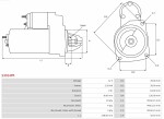  Käynnistinmoottori Remanufactured | AS-PL | Starters 12V S3024PR