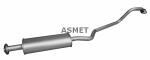 ASMET  Средний глушитель выхлопных газов 14.035