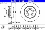 ATE  Тормозной диск PowerDisc 24.0311-0155.1